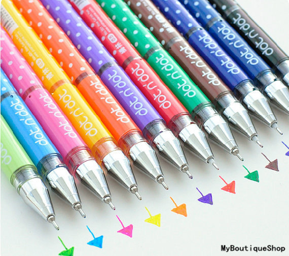 12 colors novelty pens at MyBoutiqueshop