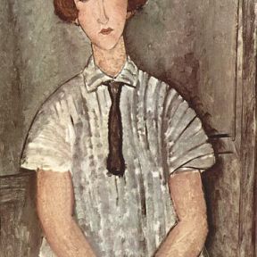 Mädchen mit Bluse by Amedeo Modigliani, 1917