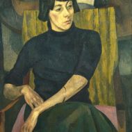 Portrait of Nina Hamnett by Roger Fry, 1917