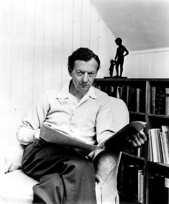 Publicity Photo of Benjamin Britten, 1968. Hans Wild for High Fidelity magazine.